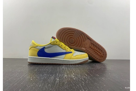 Rep DZ4137-700 OG SP Canary Low Scott Travis Retro Jordan 1 0511